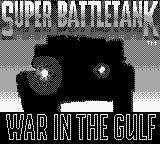 Super Battletank - War in the Gulf (USA) Title Screen